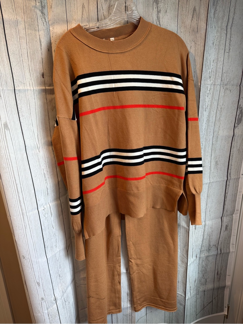 Two Piece Sweater Pants Set Large NWT